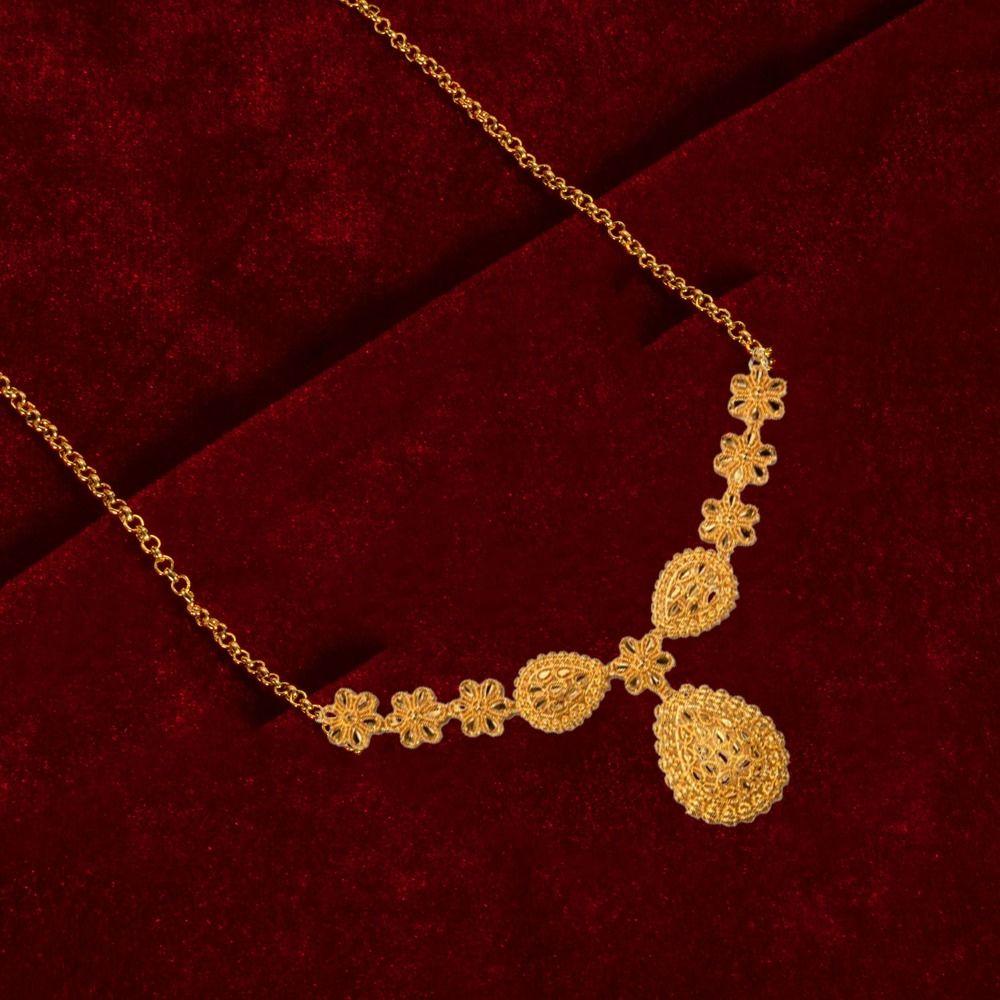 Gifts Gold Color Necklace Earring Set Plated African Bridal Jewelry Sets Dubai Jewelry Sets  Women