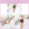Gadi Elegant Womens Quartz Watch With Copper Chain Waterproof For Casual Daily Wear