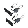 2 Piezas Colgador de Clip de Cuerda 1.8m Ajustable Polea de Cuerda para Luz de Crecimiento de Plantas Accesorios