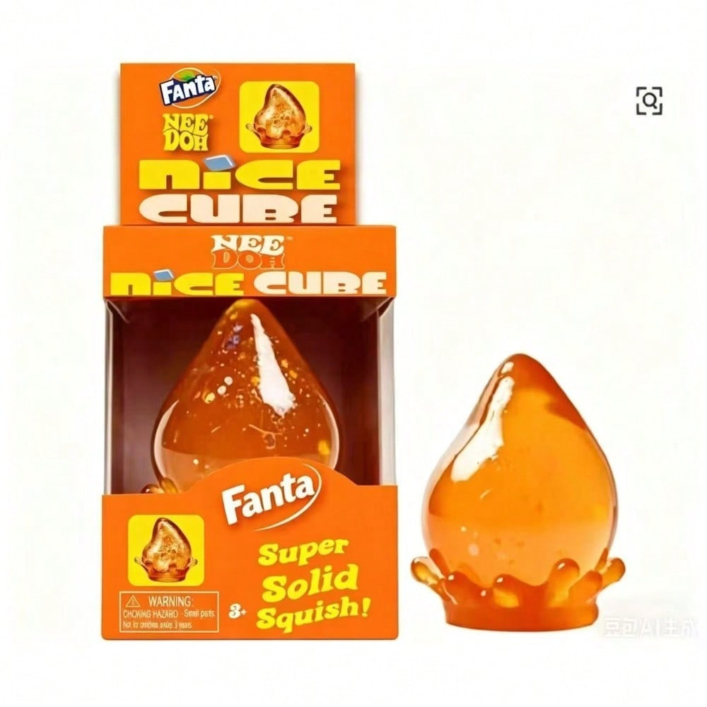 schylling NeeDoh Dr Pepper Squishy Speelgoed Stressverlichting Zachte Knijpbare Fidget Cube voor Kinderen Volwassenen Angst Sensorisch festivalcadeaus