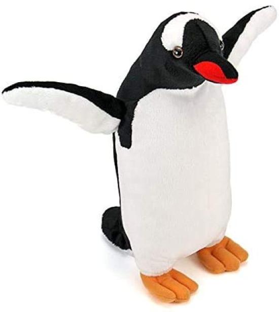 Calorata Gentoo Penguin Plush Toy Realistic Penguin Animal Toy Doll Gift Present Birthday Christmas Present (Standing, Parent/Soft Touch) (Twice