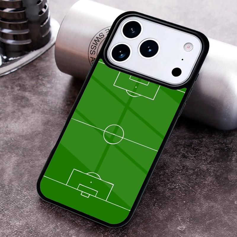 Football Field Phone Case for iPhone 17 16 15 Pro Max Air 14 13 12 11 Plus Shockproof Cover