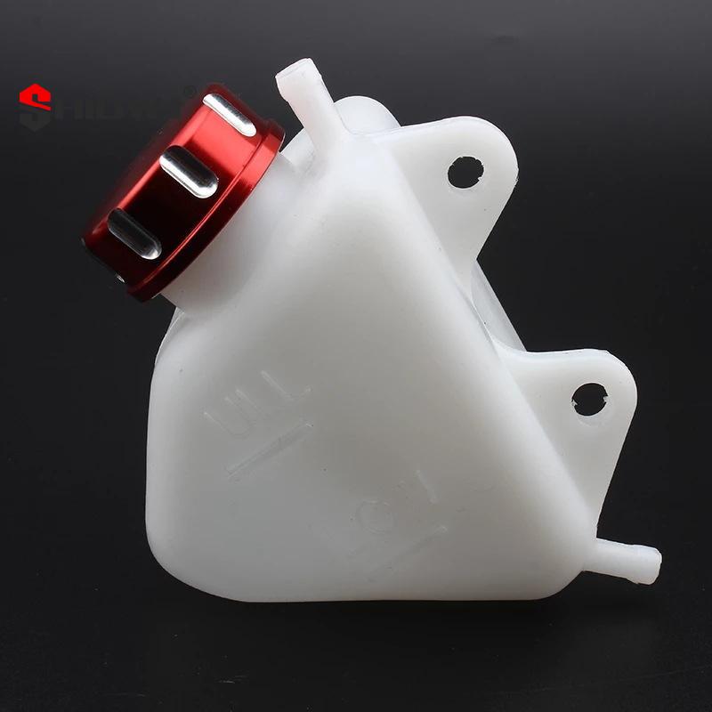 Motorcycle Tank Radiator Water Bottle Coolant Reservoir For Kawasaki KLX250 1994-2007 Plastic Engine Parts
