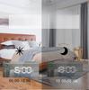 Simple Ins Style LED Digital Mirror Alarm Clock Desktop Small Alarm Clock Student Special Children's Electronic Clock