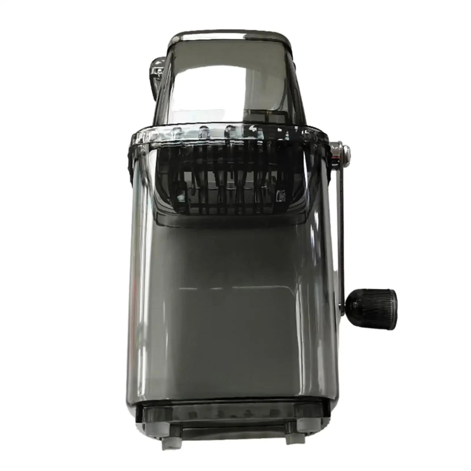 

Home Multi-function For Home Kitchen Bar Portable Hand Shaved Ice Machine Transparent Ice Blenders Tools Manual Ice Crusher