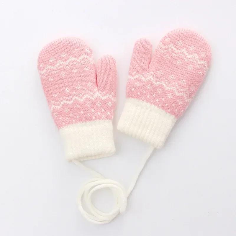 Koreanisches Süßes Herz Kinder Warme Handschuhe Winter Winddicht Verdicken Jungen Mädchen Kinder Fahrradhandschuhe Niedlich Mode Babyhandschuhe