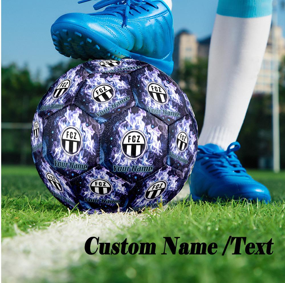 Size 5 Football Custom Name Text, Outdoor Training Soccer BallFC Zürich
