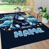 Custom Name Eeyore's Butterfly Adventure Carpet Rug Customizable Soft Washable Anti-Slip Home Living Room Sofa Mats Personalized Rug. 0909426