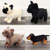 Bulldogs And Dachshunds Plush Dog Toy With Pp Cotton Filling For Kids And Collectors