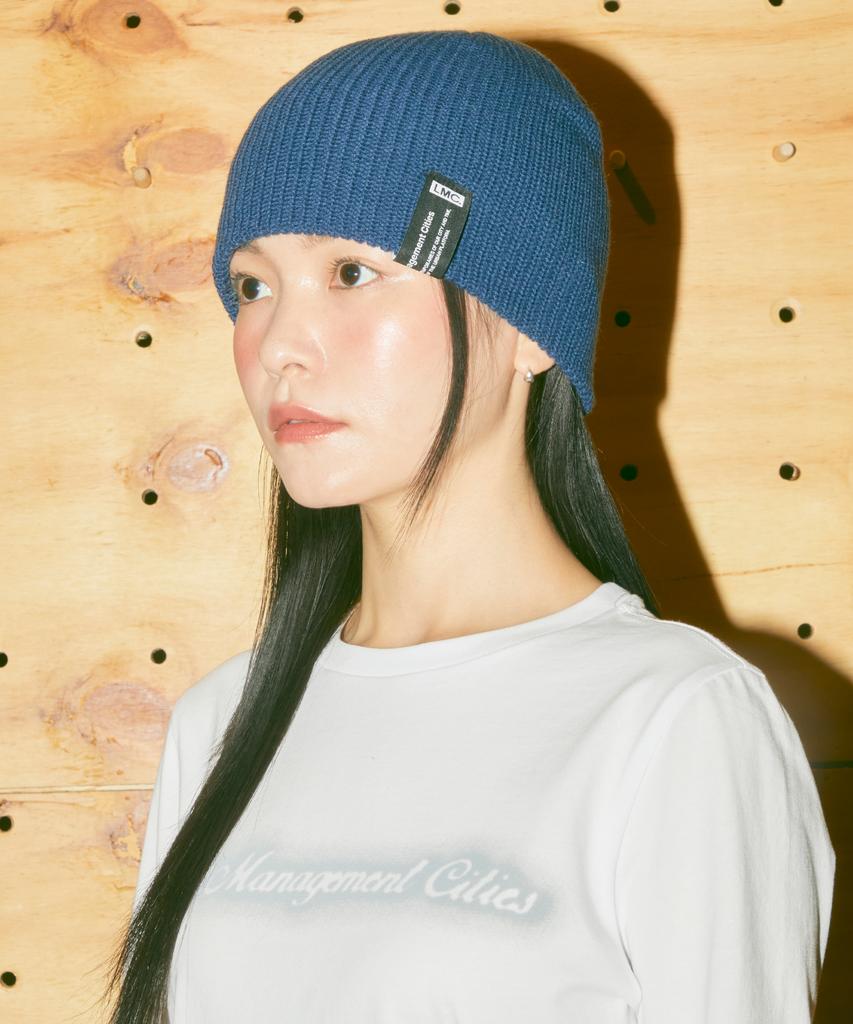 LMC Label Short Beanie Blue