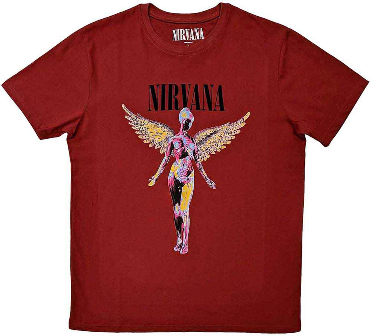 Men s Nirvana in Utero T-Shirt Red S