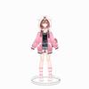 Animation Hololive anchorwoman acrylic insert card white blowing snow summer color festival animation peripheral decoration