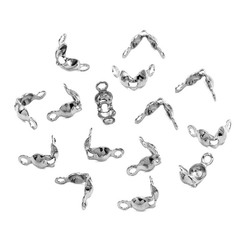 10pcs Stainless Steel Jewelry Accessories Bead Buckle 2x5mm