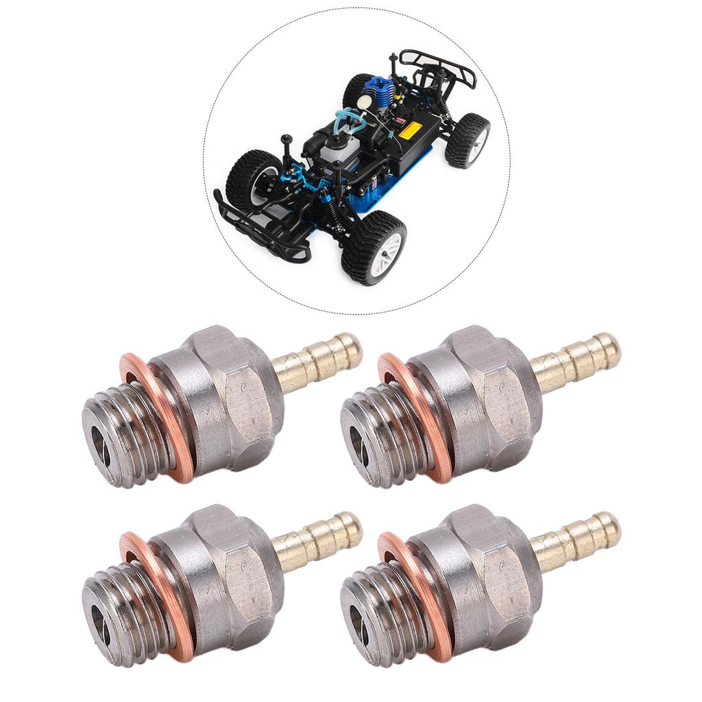 4Pcs/Set RC Car T1 Hot Spark Glow Plug Nitro Engine Parts Replacement for Traxxas 1/8 1/10