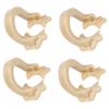 4pcs Resin Dental Dam Clamps Barrier Clip Dental Materials Tool Accessory for DentistL
