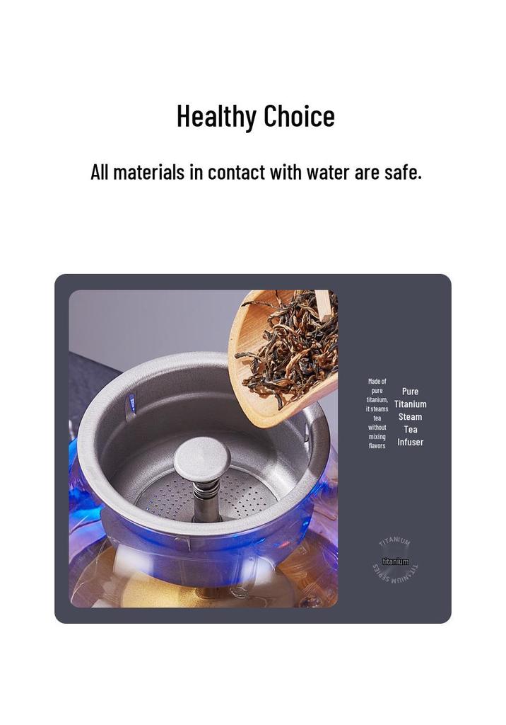Automatic Titanium Kettle Tea Set with Electric Pump and Stove