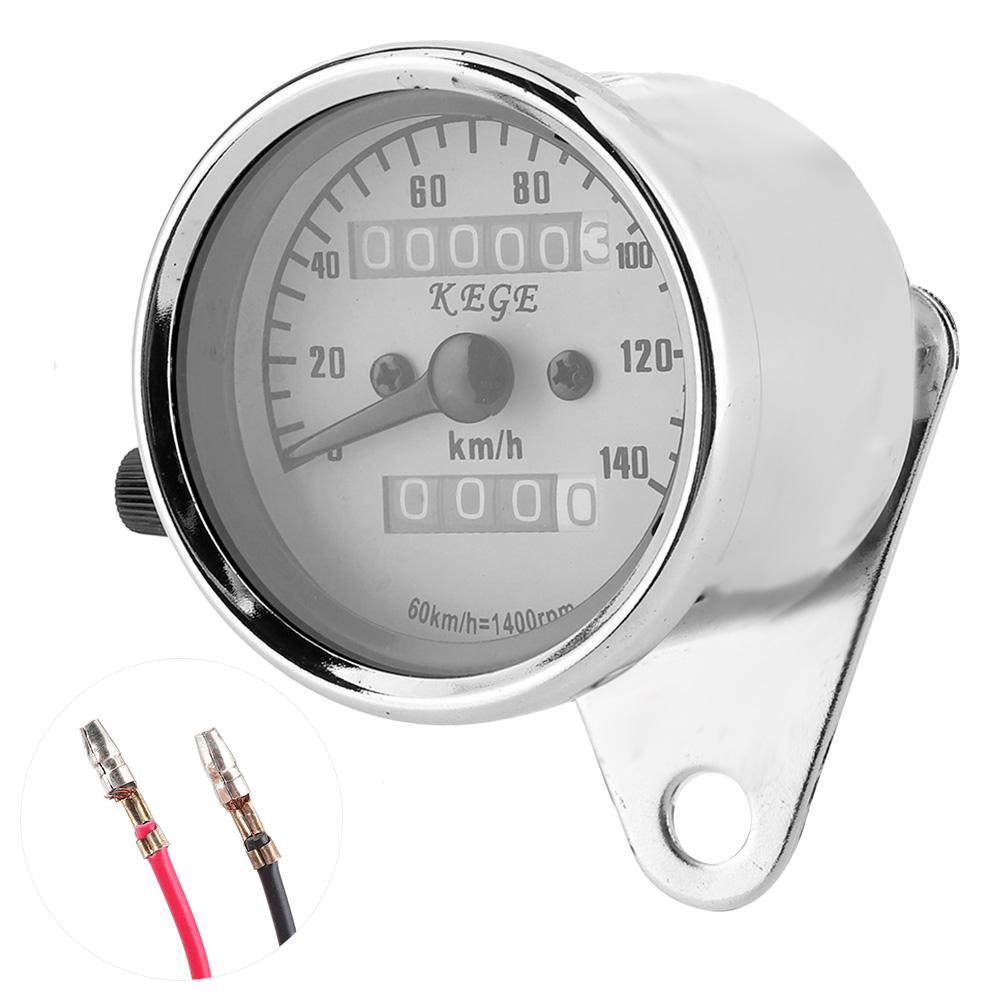 Universal Motorcycle Speedometer Odometer 12V Night Viewing Meter Kilometer Table