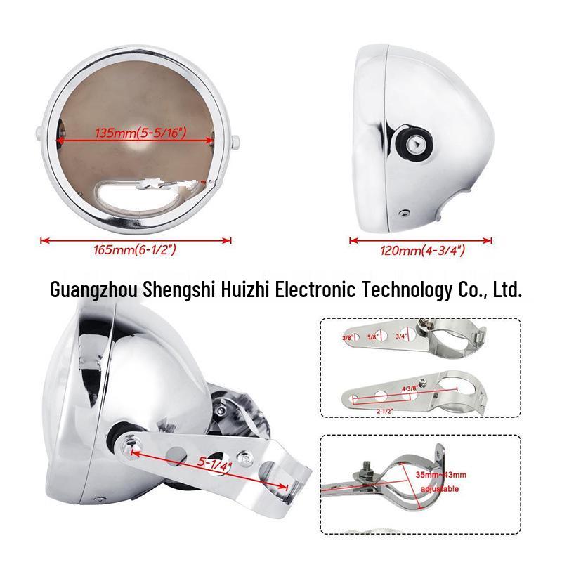 

5.75-Inch 45W LED Motorcycle Headlight for Modification