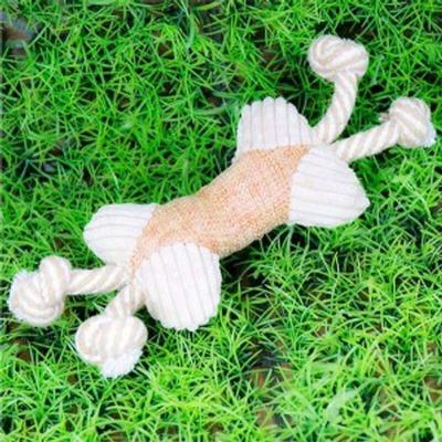 Spielzeug Knochen Plüschtier Schnur Hundespielzeug W715AA5