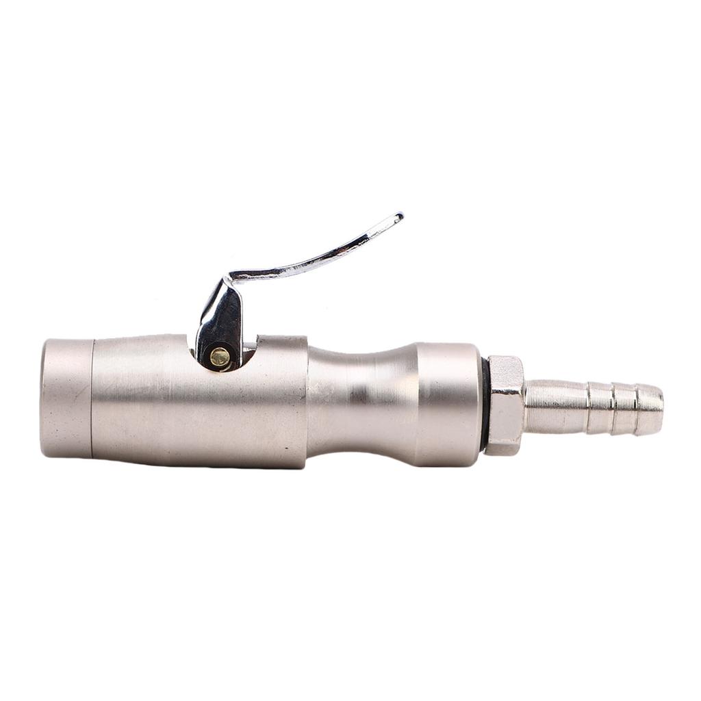 Locking   Chuck 300 PSI 1Celsius4in FNPT Heavy Duty Closed   Brass Straight Lock On Tire Chuck for Tire Inflator Gauge