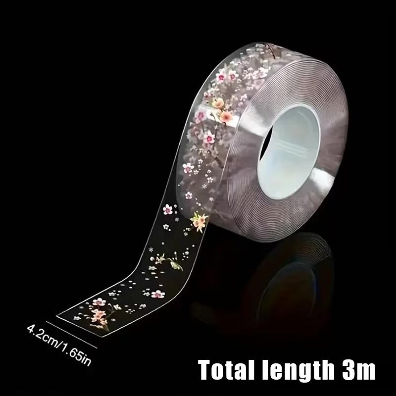 Transparent Printed Anti-Mildew And Waterproof Tape, For Sealing Gaps In Kitchen Stoves, Bathroom Toilets, And Wall Corners