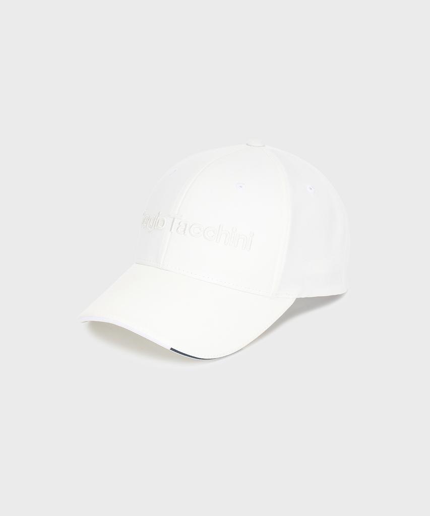 SERGIO TACCHINI U Volume Embroidered Poly Ball Cap (White)