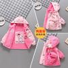 Girl S Big Kids Two Sided Fleece Lined Thick Fashion Jacket