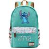 Lilo Stitch Backpack In Pink Or Blue Perfect For School Or Travel Made From High-quality Oxford Cloth