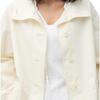 UNIQLO JW Anderson Collaboration SS24 Cotton Oversized Button-Up Long Sleeve Jacket Women jackets Off-White 467015-01