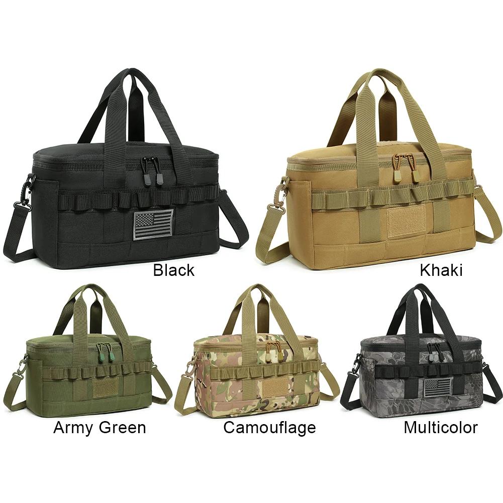 Outdoor Camping Storage Bag Large Capacity Thermal Cooler Bag Insulated Camping Cooler for Camping Picnic Beach Work Trip