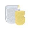 Strawberry Number Silicone Candle Mold Food Safe Silicone Fondant Molds For Epoxy Resin Chocolate Baking Cake Decoration