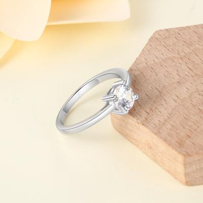 Fashion Infinity Ring Classic  Jewelry Simple Promised Style Charms Cubic Zirconia Ring Exquisite Anniversary Gift for Women