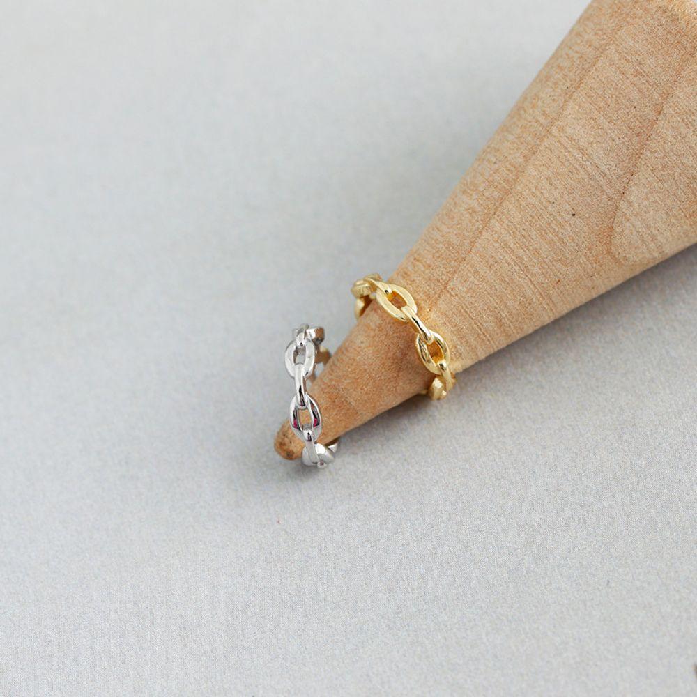 Boucles d'oreilles coréennes en chaîne métallique pour femmes, clip d'oreille, manchette d'oreille en cartilage, ensemble de boucles d'oreilles à clip