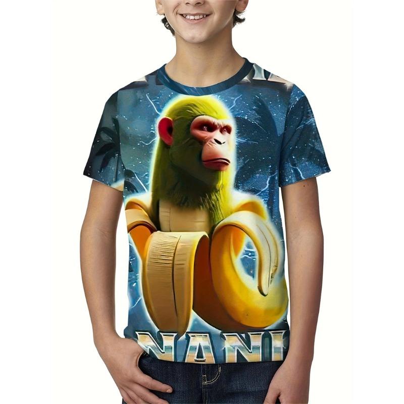 Tung Tung Sahur Funny Baseball Bat Meme T-shirt Men's Fashion Humor Style Summer Loose Breathable Short Sleeve Kids T Shirt Tops