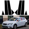 10pcs Car PC Material Pillar Post Cover Door Trim Window Molding Sticker Fit For Seat Leon 3 2013-2020