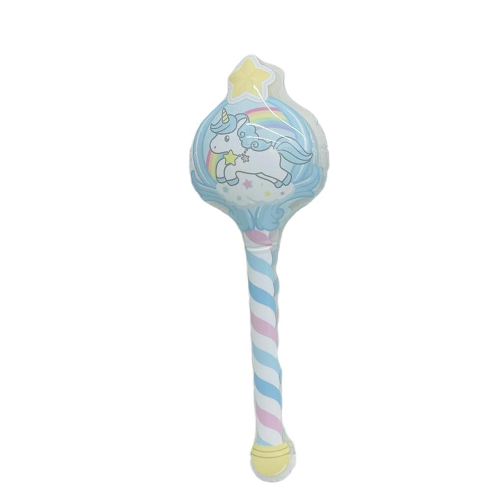 Tatsuya Unicorn Sticks Inflatable with Air 4 Colors X 3 Pieces (12 Pieces) [Festivals/Events/Children's parties/Street stalls/Fairs]