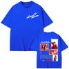 Cantante Chiara Oliver Camisetas Gráficas de Álbum Streetwear Moda Y2k Camiseta de Manga Corta Hombres Mujeres Camisetas de Algodón Holgadas