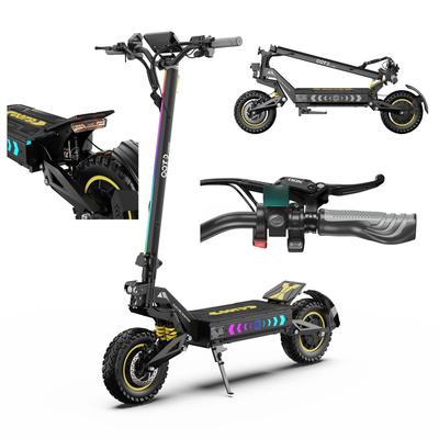 OOTD T10 pro Elektrická koloběžka pro dospělé 11palcová odolná proti opotřebení a protiskluzová kola přední a zadní hydraulické kotoučové brzdy 52V 23,4Ah