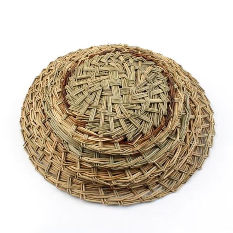 Round Straw Steamer Mat