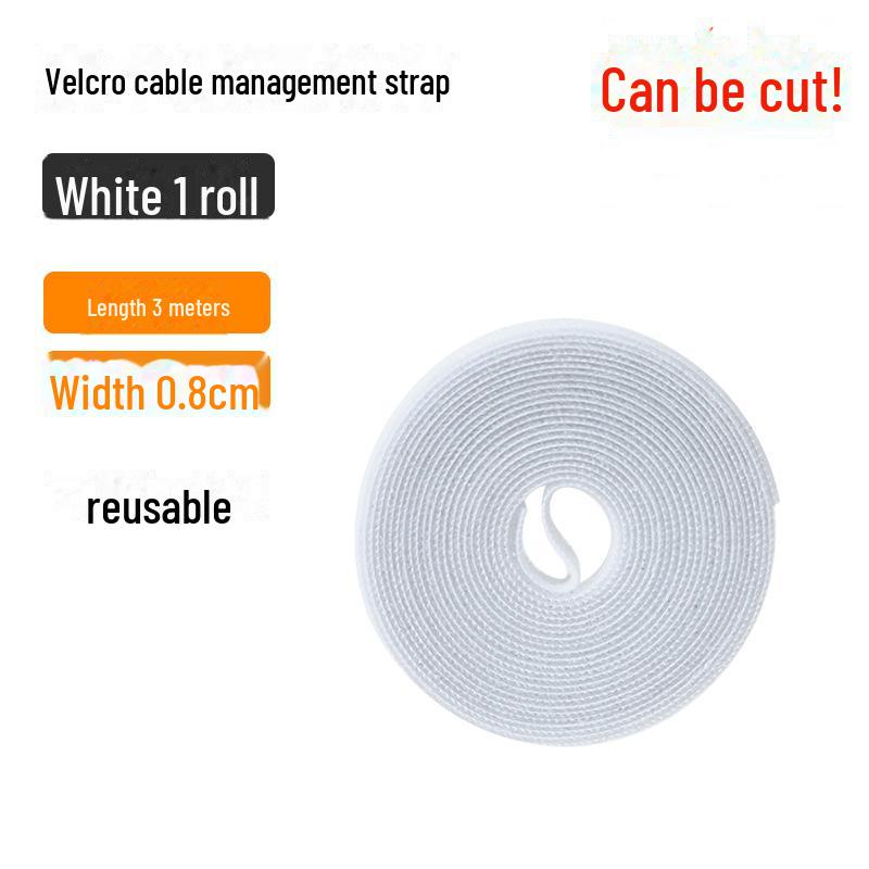 Cleme de cablu reutilizabile cu velcro și cataramă pentru organizarea firelor și cablurilor