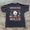 Girl Smoking Kills Y2K Grunge Vintage Unisex Graphic Streetwear Gift Tee