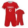 Set Tricou și Pantaloni Scurți Fotbal Turcia Uniformă Echipă Fotbal Trening