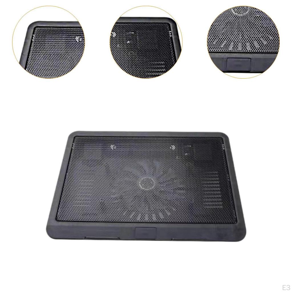 Foldable Laptop Cooling Pad Notebook Cooler Adjustable Height USB Powered for 14-15.6inch