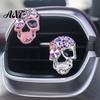 Legierung Auto Parfümhalter Bling Totenkopf Lüftungsklemme, Strassstein Diffusor Clip, Glänzende Einzigartige Innenraumgestaltung Klimaanlage Dekoration, Lustiges Auto