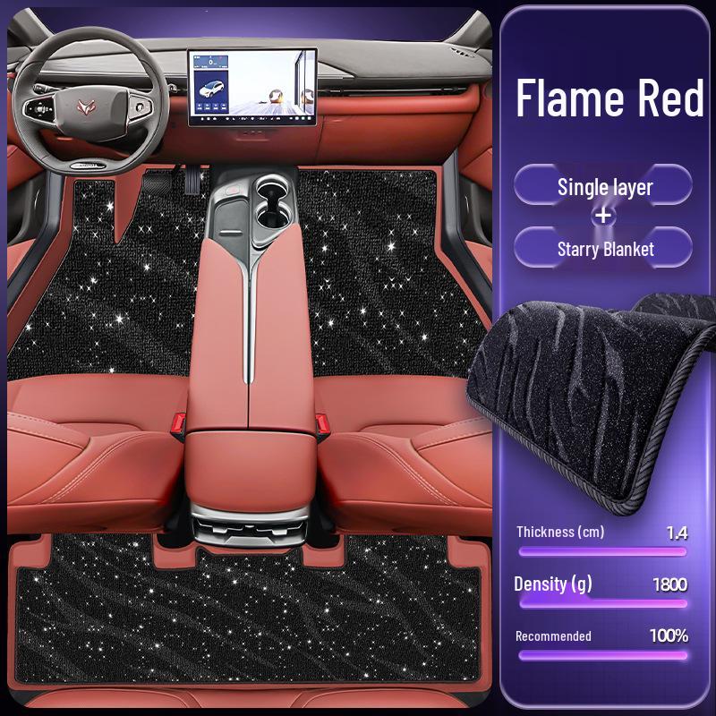Eco-Friendly Waterproof & Dustproof Floor Mats for ARCFOX T5 - Double-Layer Car Interior Accessories