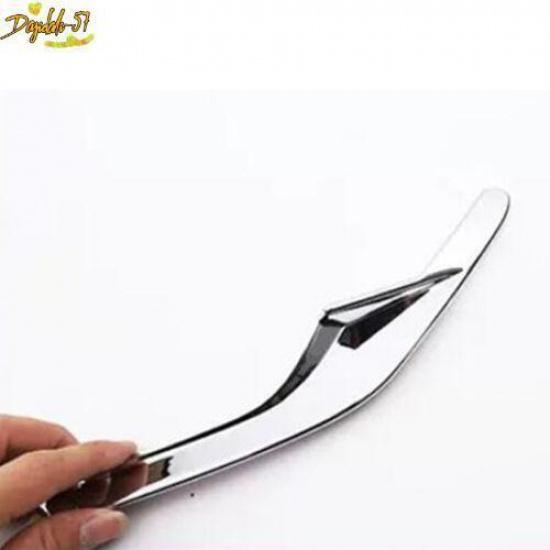 For Honda CR-V CRV  ABS Chrome Car Front Headlight Eyebrow Cover Trim Strips