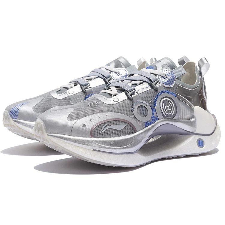 Li Ning Textile, Synthetic Leather Cushioning Slip Resistant Abrasion Resistant Breathable Rebound Low Top Casual Shoes AZGS083-2