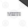 RAPL8 Bright Silver For Skoda Kodiaq Karoq Kamiq Superb Octavia Rapid 4X4 Fabia Yeti Metal Badge 3D Stickers Car Trunk Body Decal