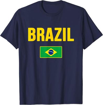 Brazil Brazilian Flag Brasil Bandera Bandeira T-Shirt