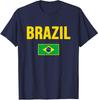 Brazil Brazilian Flag Brasil Bandera Bandeira T-Shirt